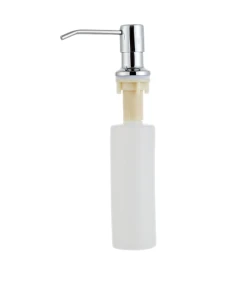 Dozownik do płynu do naczyń chrom 330 ml – napełniany od góry, elegancki element przy zlewozmywaku