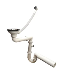 Zlewozmywak jednokomorowy ELAN grafit + bateria Flex dwufunkcyjna