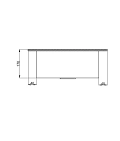 Zlewozmywak jednokomorowy VIVA brąz metalik + bateria NOON
